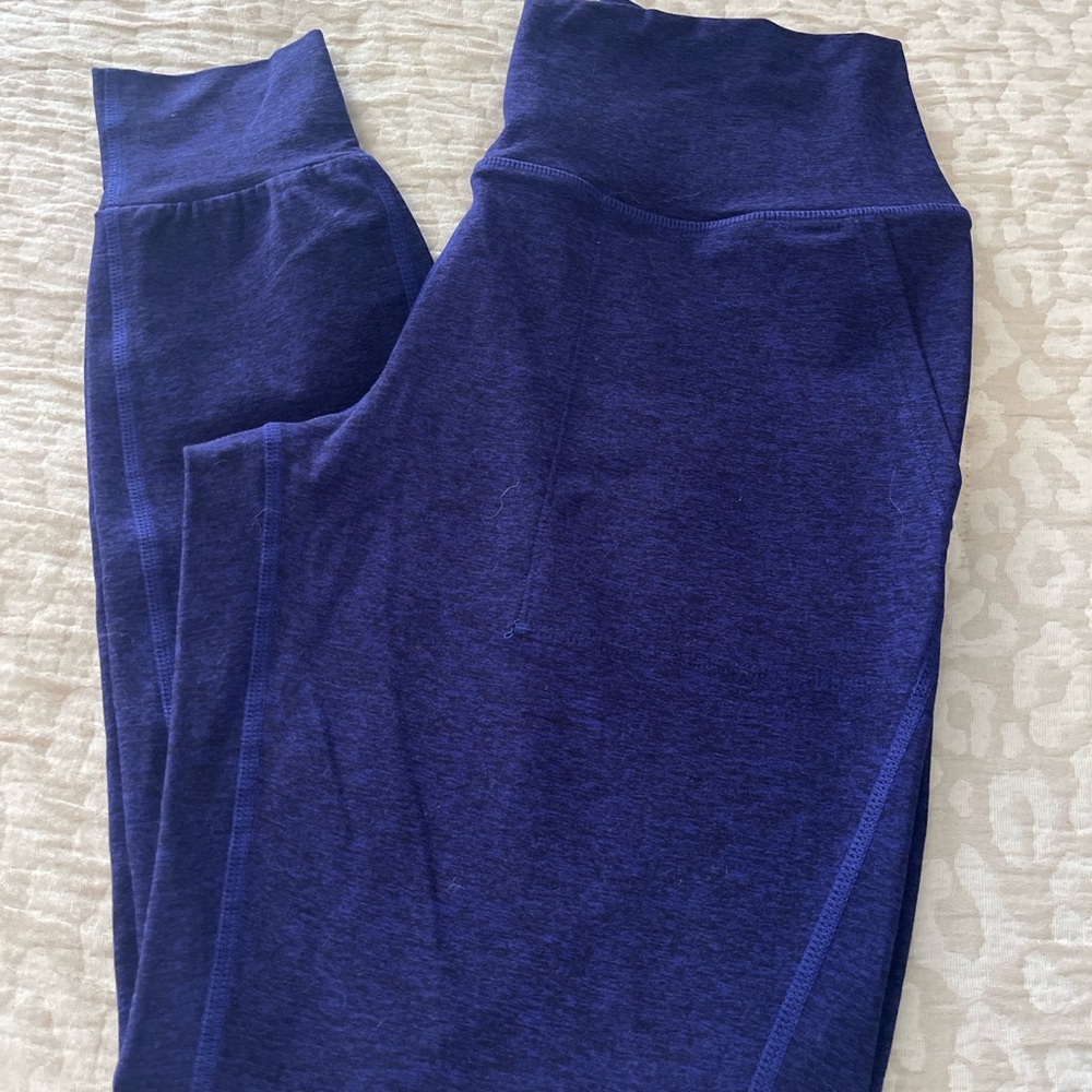 Zella High Rise Joggers Women’s Small Blue Athleisure Pants Like New